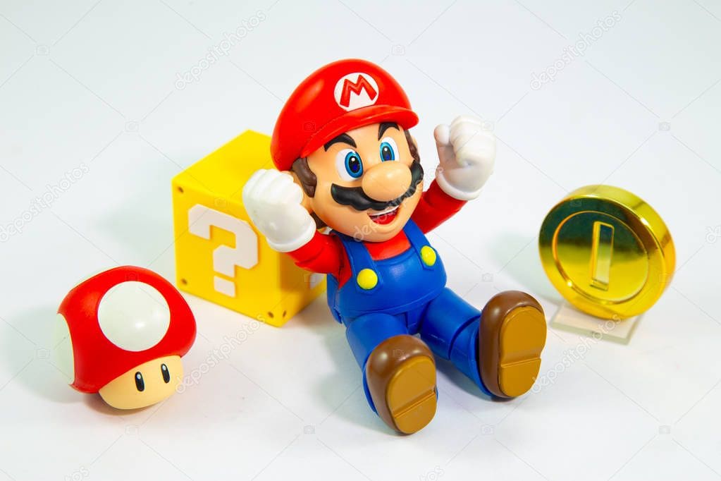 What to Buy in Osaka Must Have Souvenirs and Hidden Gems 13 Bangkok, Thailand - March 27, 2016 : Super Mario Bros figure character from Super Mario video game console developed by Nintendo EAD.
